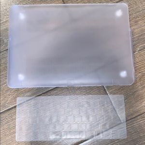 Macbook air frosted case with keyboard cover